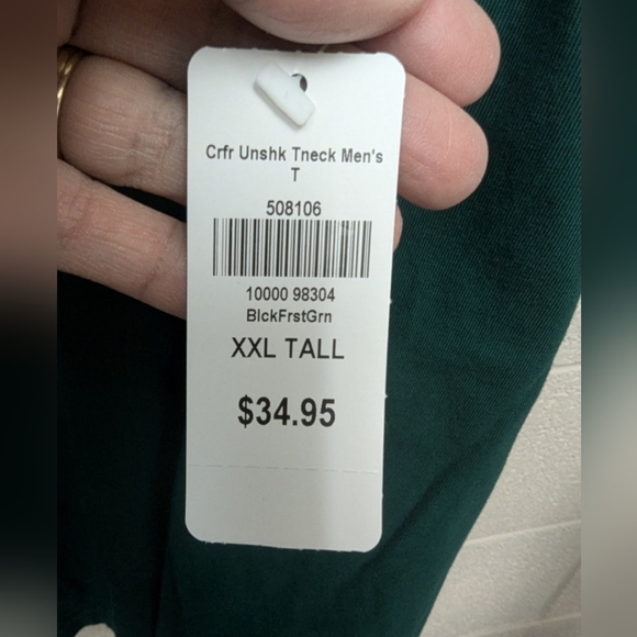 L. L. Bean size 2XLT turtle neck NWT in hunter green - Picture 10 of 13